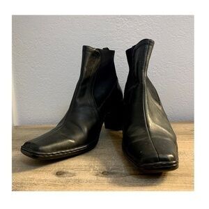 Josef Seibel Black Ankle Boots